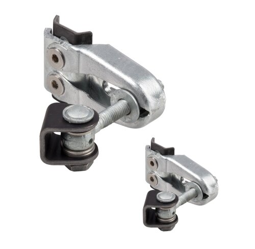 LOCINOX® navárací pánt 180° pre krídlové bránky, závit M16, regulovateľný 4D, zvýšená bezbečnosť, pozink